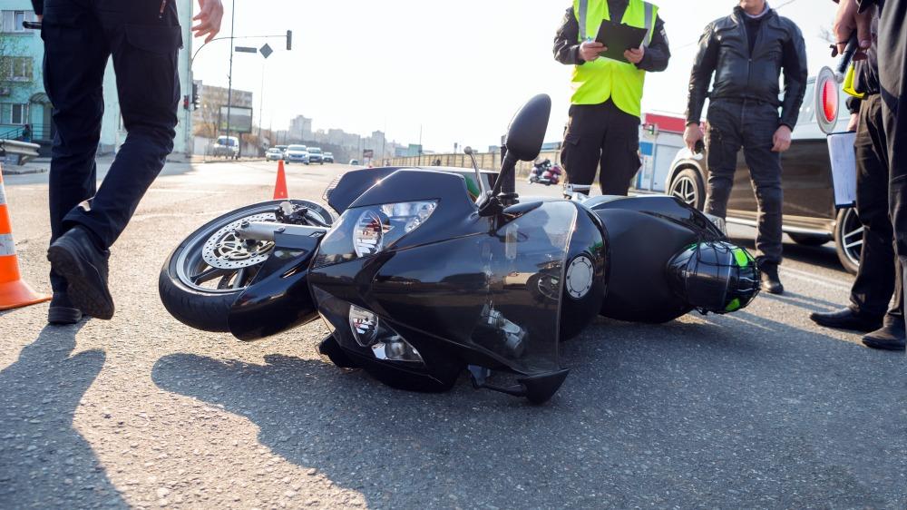 McDonough Motorcycle Accident Lawyers | Free Case Consultation motorcycle in accident in middle of highway