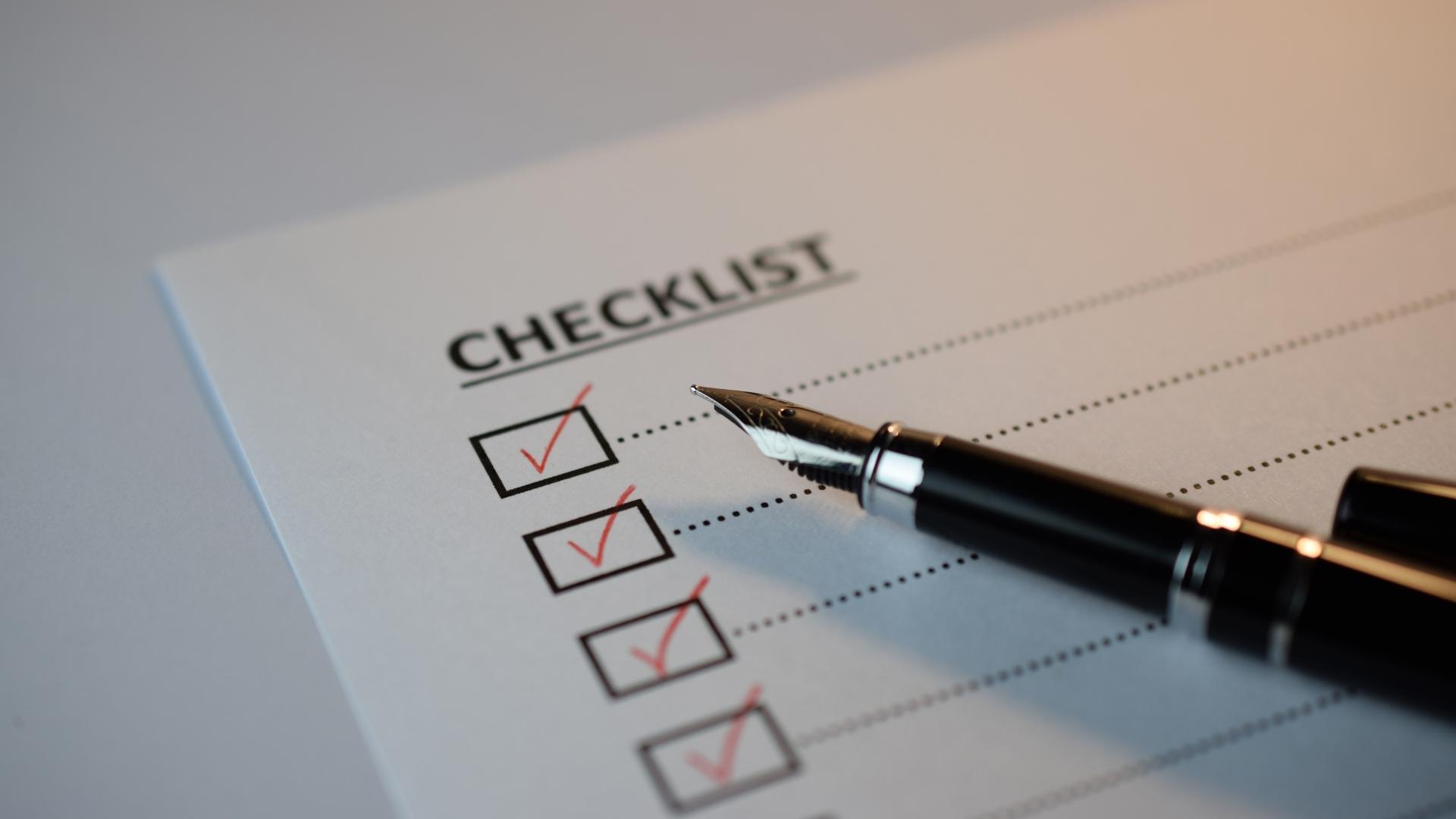 Document Checklist